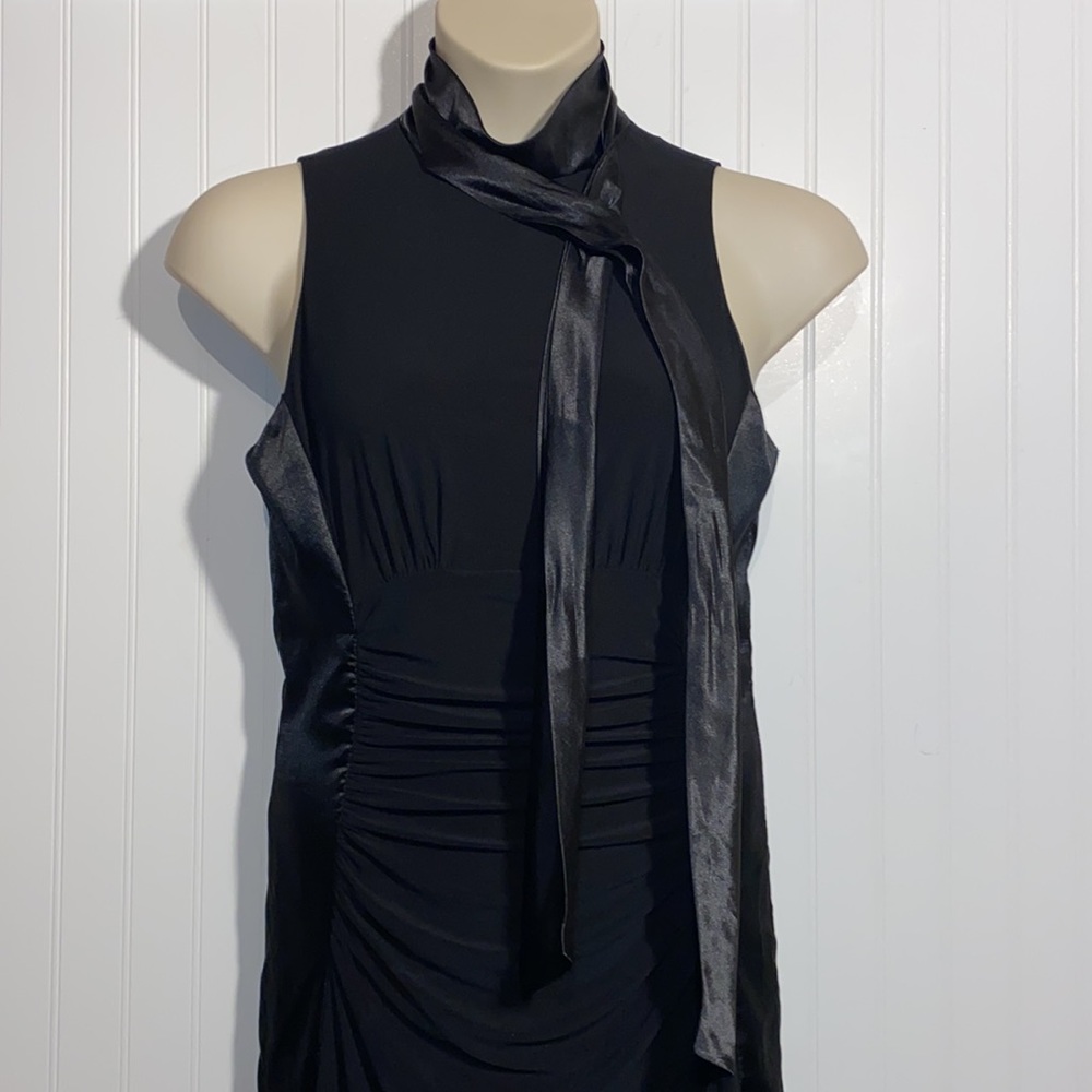 Evan picone sexy little black sheath dress